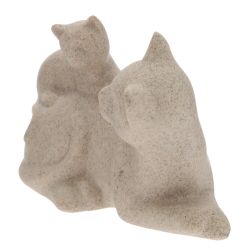 GAEM Фигурка декоративная "Кошка с котенком", L19 W9,5 H13 см