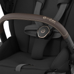 Коляска 3 в 1 Cybex Priam IV Rosegold complete и автокресло Aton S2 i-Size Ocean Blue Sepia Black