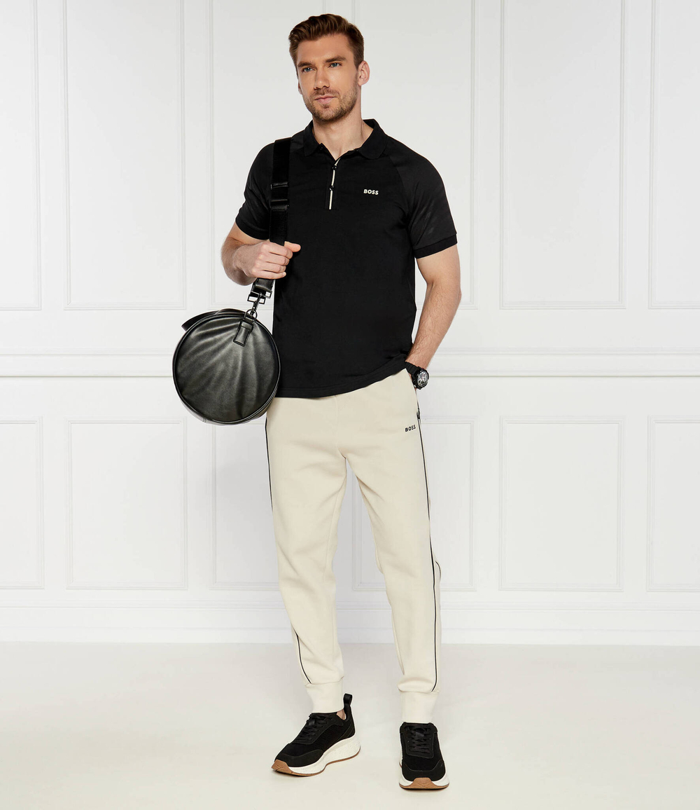 Поло PADDY 2 BOSS GREEN - черный(50519856)