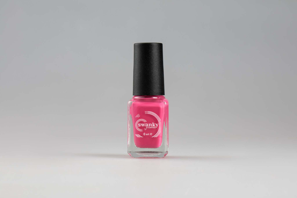 Лак для стемпинга Swanky Stamping S47, hot pink 6 мл