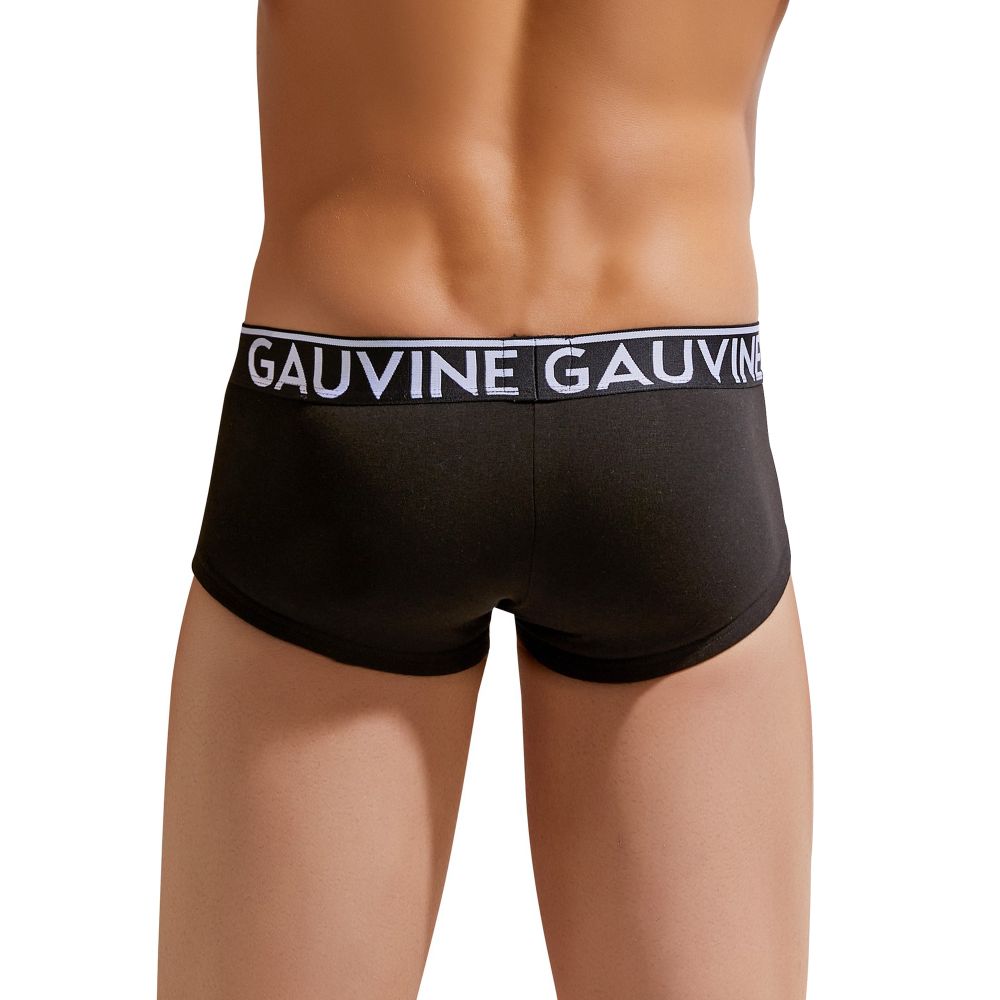 Мужские трусы хипсы черные GAUVINE 3005