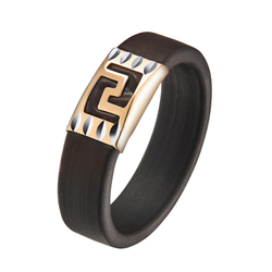 Кольцо из каучука позолота 585