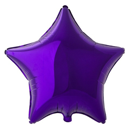 Шар "Звезда фиолетовая металлик" 80 см