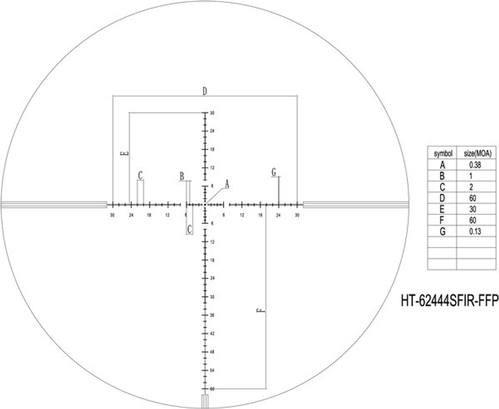 Оптический прицел DISCOVERY HS-GEN2 6-24X44SFIR D-30mm