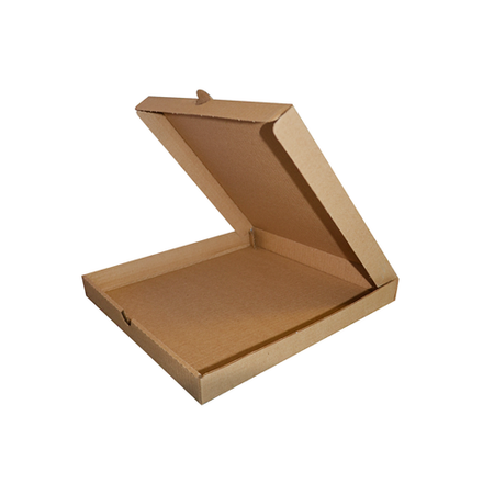 Коробка д/пиццы 320х320х40 бурая/50