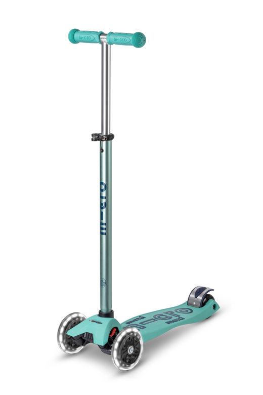 Самокат Maxi Micro Deluxe ECO LED Ментоловый