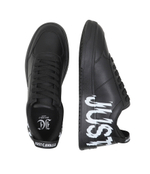 Кожаные кроссовки Just Cavalli - черный(76QA3SM5ZP397)