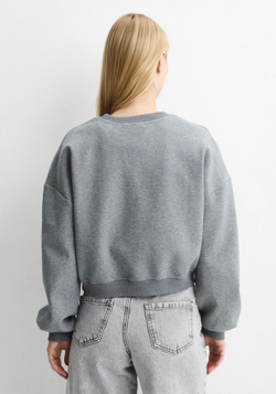 Свитшот Купидон серый