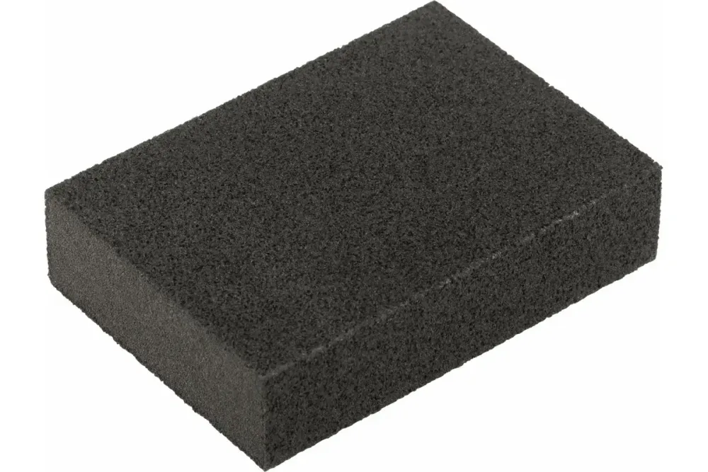 38392м Губка шлифовальная алюминий-оксидная, 100х70х25 мм, Р80