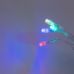 ULD-S2000-200-DGA MULTI IP20 Гирлянда светодиодная. 20м. 200 светодиодов. Разноцветный свет. Провод зеленый. ТМ Uniel