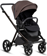 Детская коляска Tutis Mio 3 Plus Essential New 4 в 1 с автокреслом Beno Beige и базой 1622024 Coffee Brown