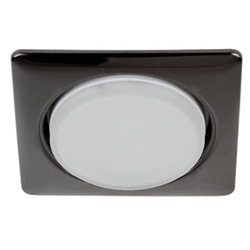 KL71 BK /1 (к) Светильник ЭРА под лампу Gx53 квадр.,220V, 13W,черный металл | Встраиваемые светильники Для ламп GX53