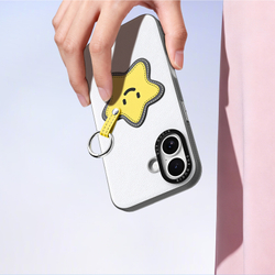 Чехол белого цвета (Star Edition) для iPhone 17, серия Luvy Series Case (со съемным ремешком) от Dux Ducis