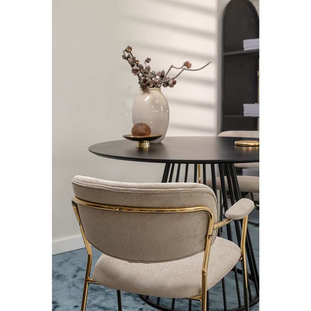 Стул Eirill, шенилл, серый