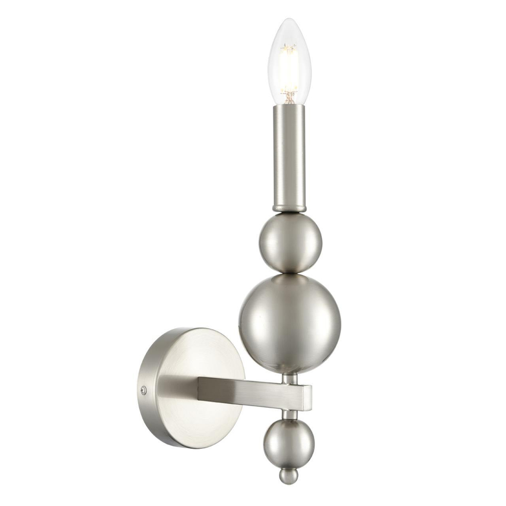 8107/1W MODERNI LN26 никель, металл Бра E14 1*40W 220V NANA