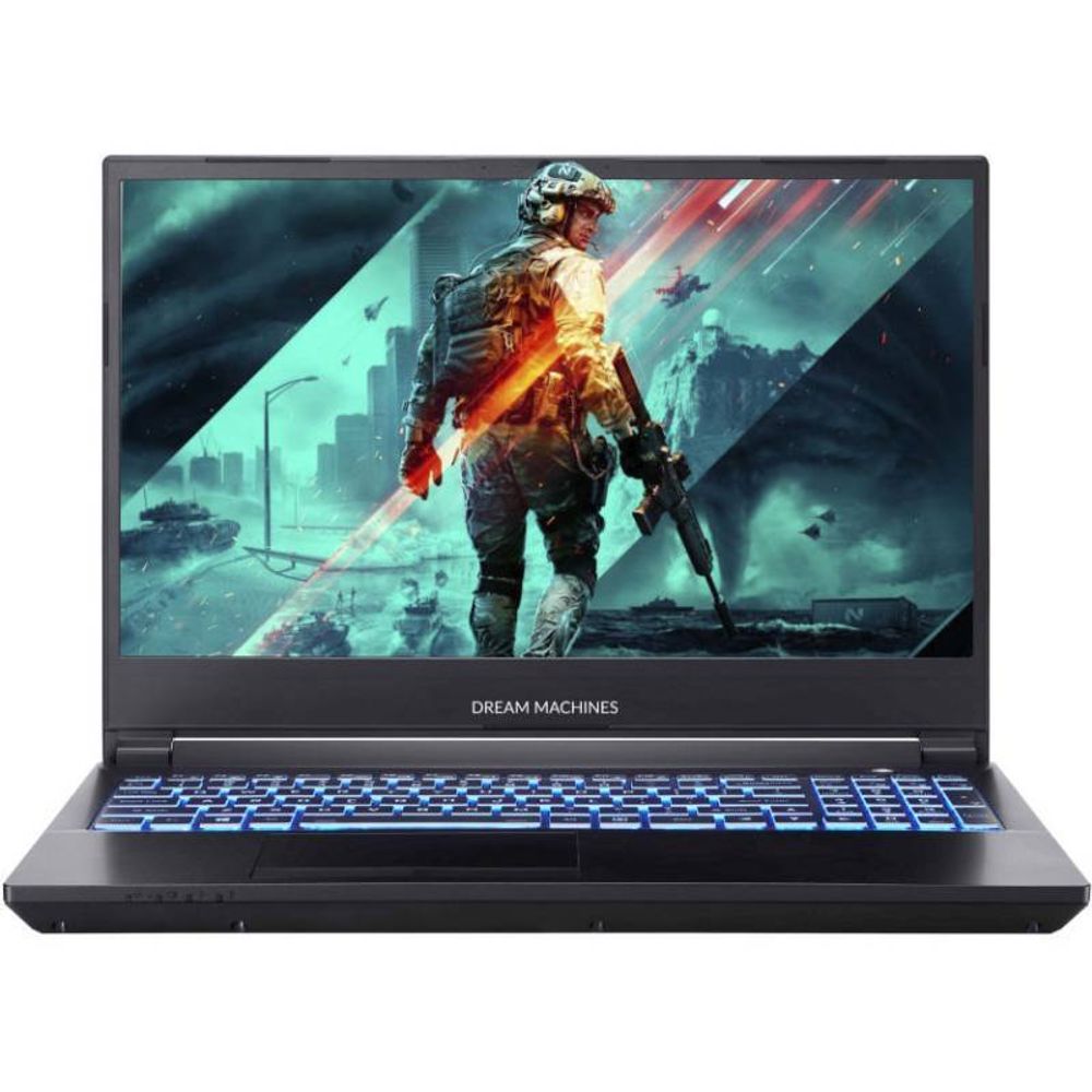 Ноутбук Dream Machines RT3060-15EU51, 15.6&amp;quot; (1920x1080) WVA 144Гц/AMD Ryzen 7 6800H/32ГБ DDR5/1ТБ SSD/GeForce RTX 3060 6ГБ/Без ОС, черный [RT3060-15EU51]