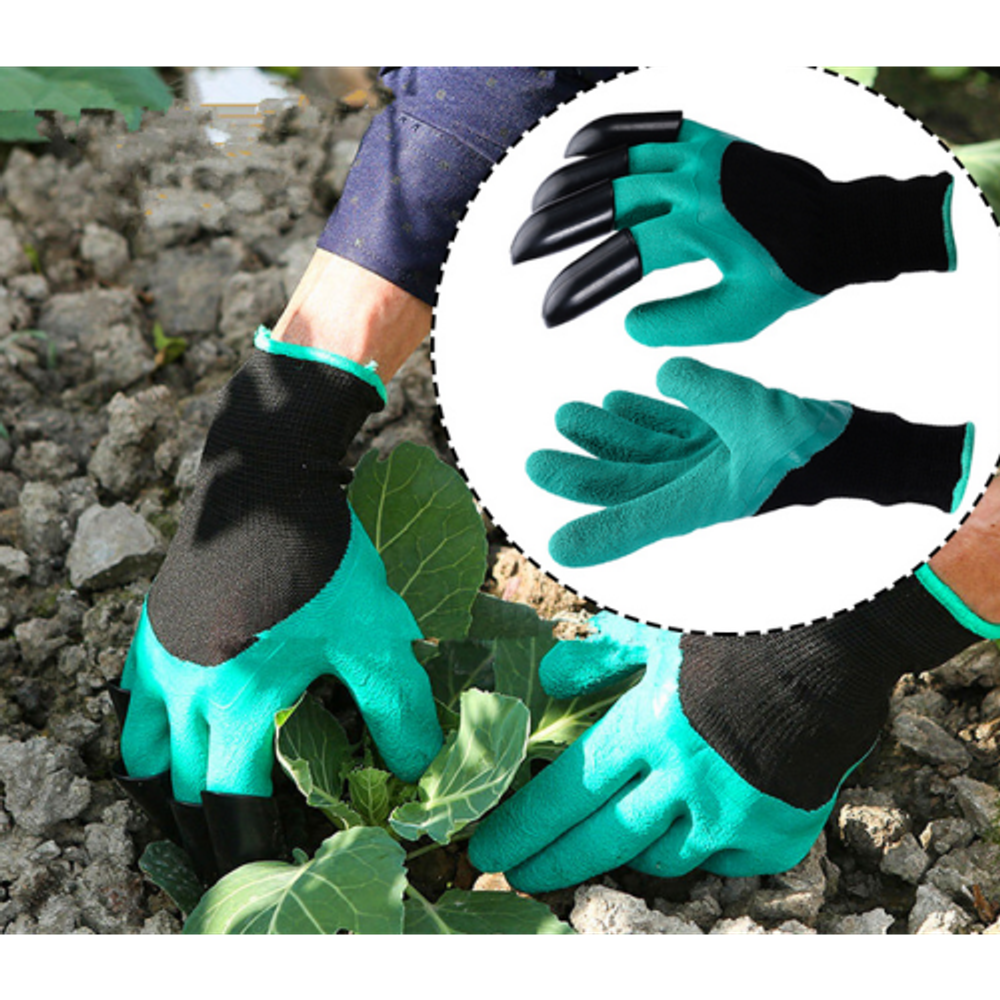 Садовые перчатки GREEN APPLE GAPK024-10 с когтем | GREEN APPLE