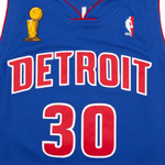 Баскетбольная джерси Mitchell&Ness NBA Dark Finals Jersey Detroit Pistons 2003 Rasheed Wallace Royal Blue
