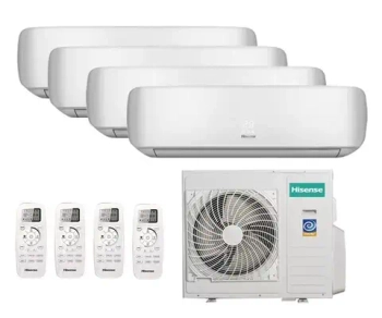 Мульти сплит-система Hisense на 4 комнаты (20+20+20+20 кв.м.) Premium Design