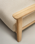 Диван Tirant 3-местный из массива тикового дерева 212 см 100% FSC