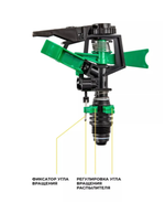 Разбрызгиватель/дождеватель для сада, 6 м