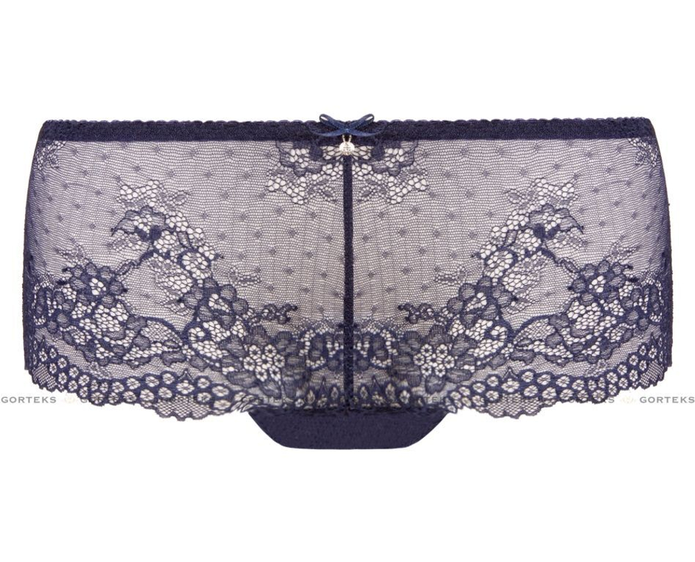 Трусики-шорты Scarlet из кружевного полотна (Размер: 44) (Цвет: темно-синий)