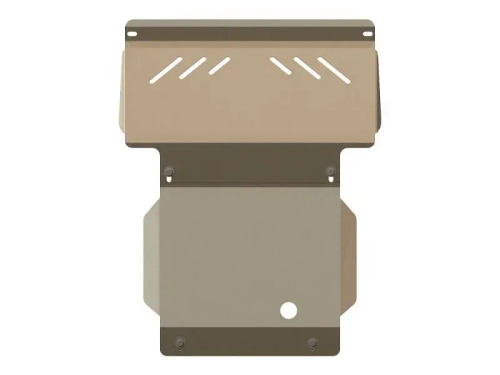 Защита картера двигателя (5 мм, алюминий) Isuzu D-MAX 2007-2012 (V = 2.5 TD; 3.0 TD) Sheriff.32.1151