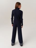 Джемпер водолазка для девочки AT274 синий