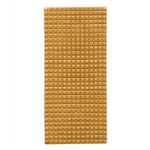 Лычка золотая металлическая МВД 20х45 мм