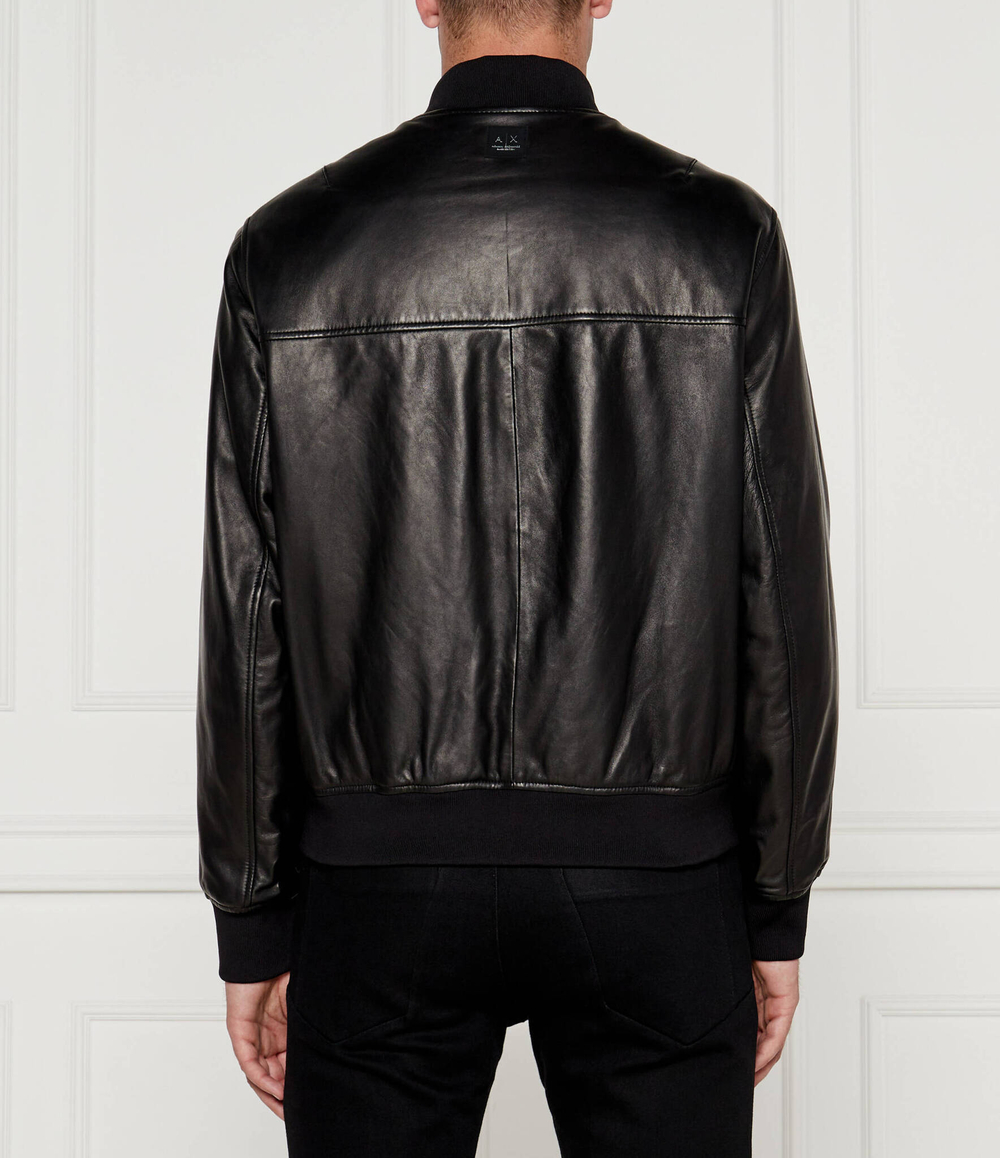 Кожаная куртка Armani Exchange - черный(XM000104 AF10500)
