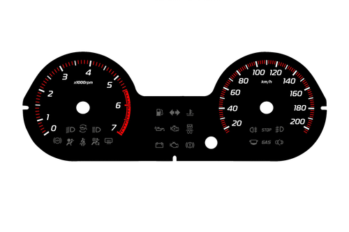 Шкала приборов Renault Logan
