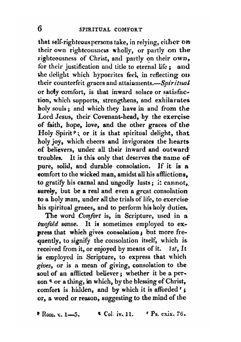 A treatise on spiritual comfort | John Colquhoun