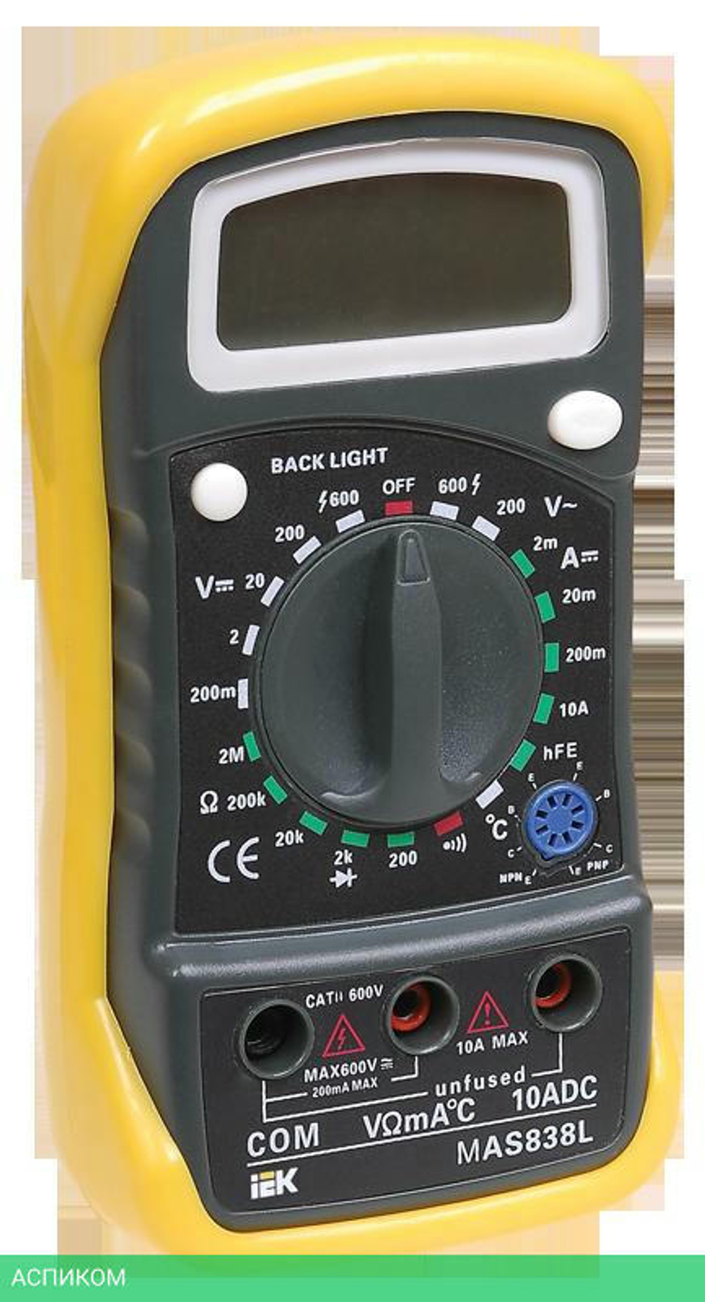 Мультиметр IEK Master MAS830L (TMD-3L-830)