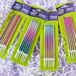 Свечи Нежное сияние, Розовый/Золото, Градиент, 0,55*14,5 см, 6 шт. с держат.