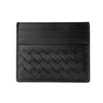 Bottega Veneta Intrecciato Card Case Black