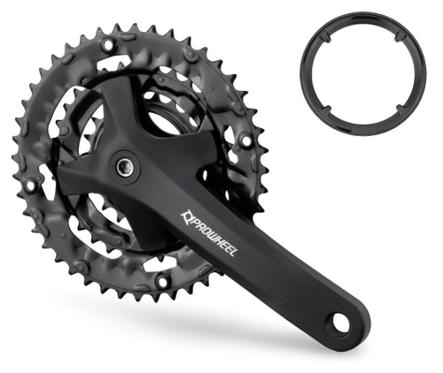 Система Prowheel MTB 3х9S, 40-30-22T, сталь, защита, 175, алюм, Chainline50, кв под 124,5 черн.