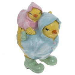 GAEM Фигурка декоративная "Курица с цыплёнком", L10,5 W8,5 H14 см