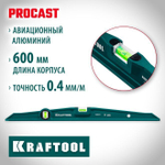 600 мм литой строительный уровень KRAFTOOL PROCAST