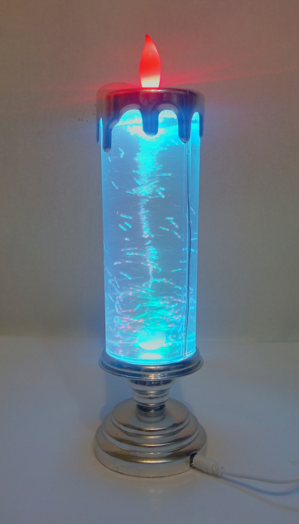 Ночник-светильник "Свеча 29см" (бат/USB) Rohs YJG-19-0