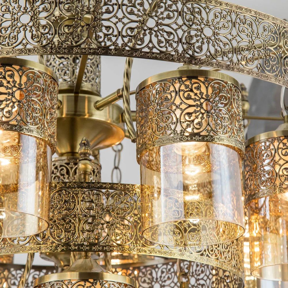 Citilux Эмир CL467193 Люстра подвесная Бронза