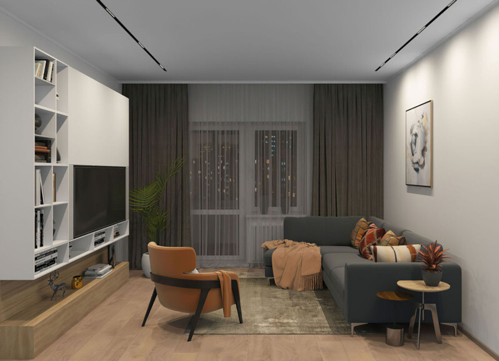 Трековый светильник Denkirs DK8001-BK