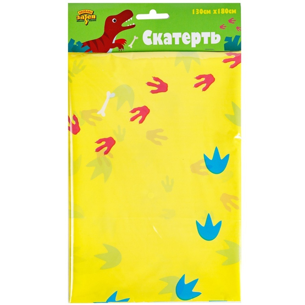 Скатерть полиэтиленовая «Динозаврики», 130х180 см