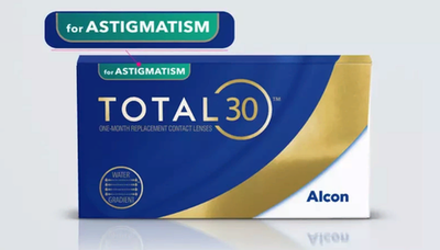 TOTAL 30 for ASTIGMATISM (Тотал 30 для астигматизма) Цилиндр -1.75 3 линзы