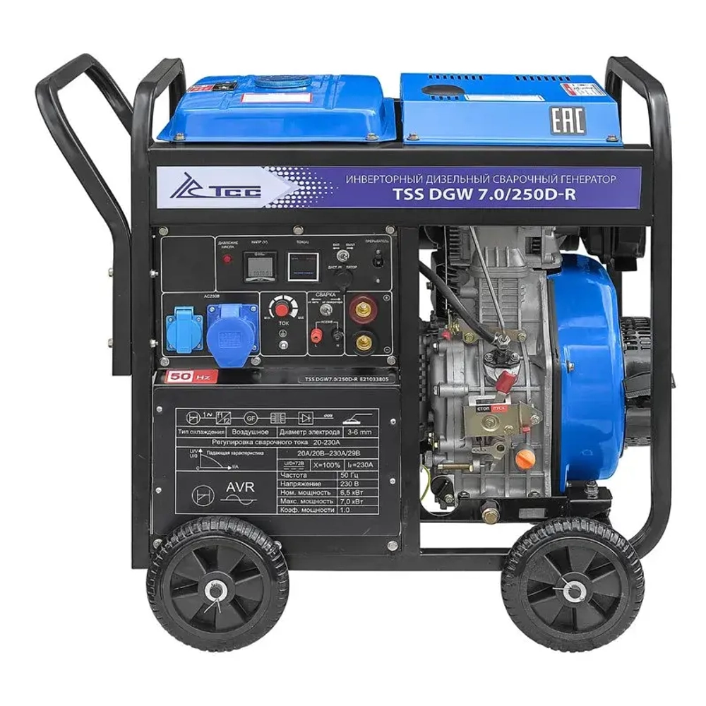 ТСС DGW 7.0/250D-R дизельный сварочный генератор 031173