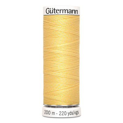 Нитки универсальные Gutermann Sew-all 100 (200 метров), 5 кат. | 007 св.желтый