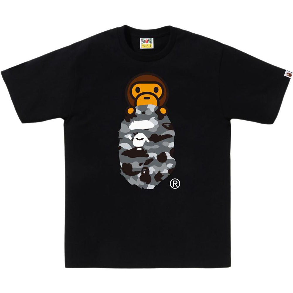 A Bathing Ape 1st Camo Milo On Ape Head Tee
