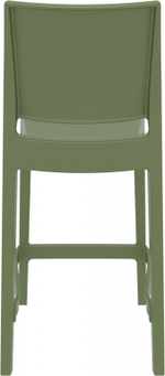 Стул пластиковый полубарный, Siesta Contract Maya Bar 65, оливковый