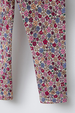 ZARA ЛЕГИНСЫ В РУБЧИК С ПРИНТОМ, РАЗНОЦВЕТНЫЙ