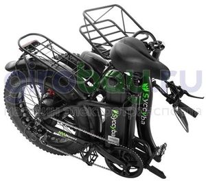 Электровелосипед Syccyba F11 Pro Dual 48V/23Ah (полный привод) - Черный обод фото №9