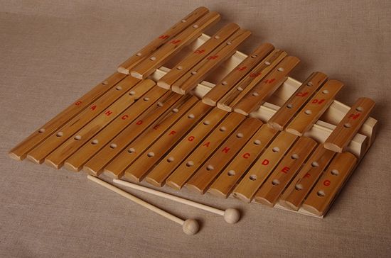 MS-K1-KS-13 Ксилофон хроматический, До мажор, 25 пластин, Мастерская Сереброва